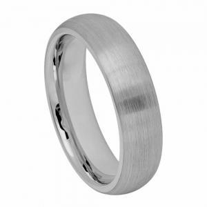 Brushed Domed Classic Style- 6MM Band
